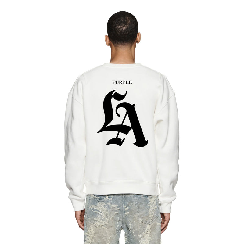 Purple Brand Sweatshirt Loose Crew Neck Sweater