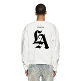 Purple Brand Sweatshirt Loose Crew Neck Sweater