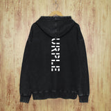 Purple Brand Distressed Hoodie Fashion Old Loose Hooded Sweater
