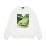 Purple Brand Sweatshirt Loose Crew Neck Sweater