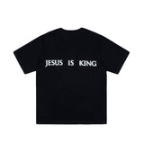 Jesus Is King T Shirt Kanye Jesus Is King High Street Men and Women T-shirt Short Sleeve