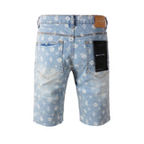 Purple Brand Denim Shorts High Street Blue