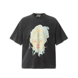 Unisex T-Shirts GALLERY DEPT Vintage Old Goddess Print Printed Loose T-Shirt