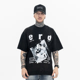 ERD T Shirts Men's Spring and Summer Printed Short Sleeve Heavy T-shirt