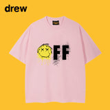 Drew T Shirts Short-Sleeved T-shirt Smiley Face