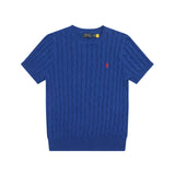 Ralph Lauren Knitted sweaters Ralph Lauren Knitted Short Sleeved Shirt Small Standard Twist Knitted Crew Neck Short Sleeve