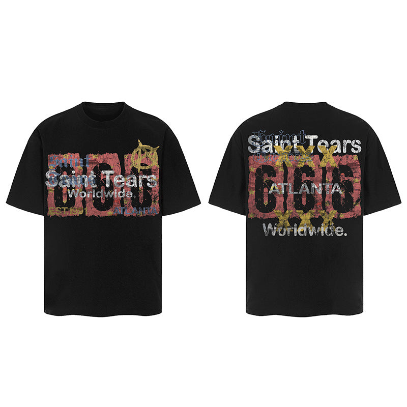 Men Vintage T-Shirts Saint Michael "Saint Tears" Tee