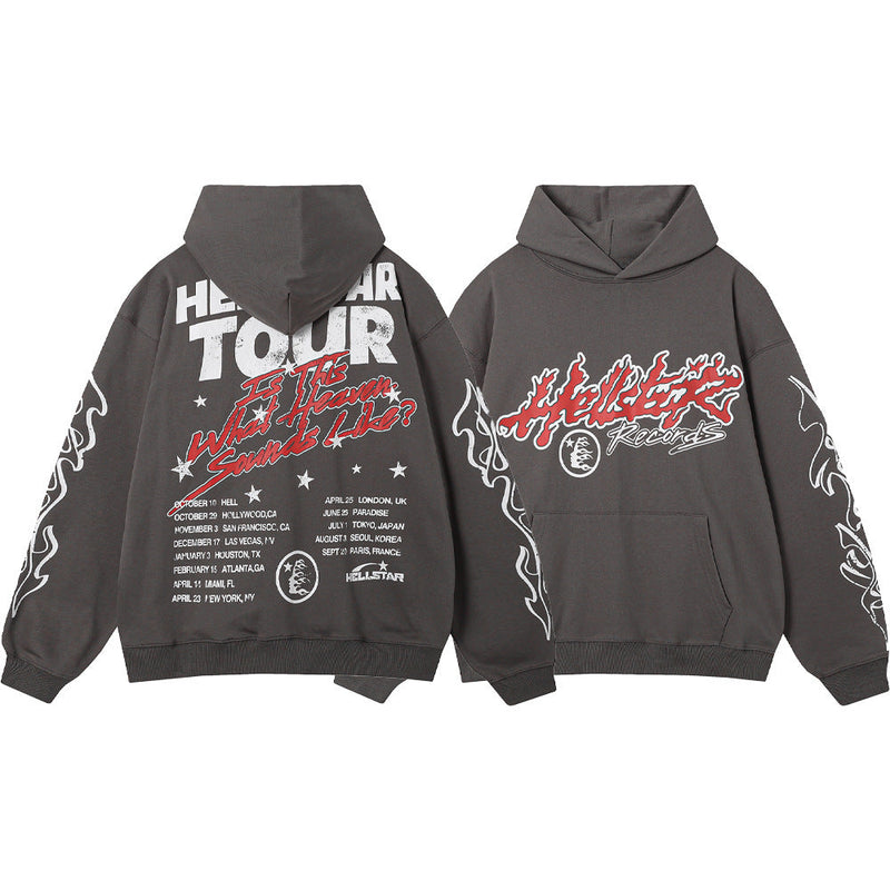 HS Hoodie Casual Sweater Drawstring