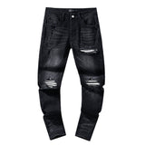 Amiri Jeans Fashion Black Ripped Loose