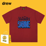 Drew T Shirts Smiley Letter Printed T-shirt