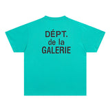 Gallery Dept T Shirts round Neck Short Sleeve T-shirt Pure Cotton