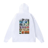 Stussy Hoodie Fall/Winter Fleece Hooded Sweater