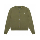 Ralph Lauren Knitted sweaters RL Crew Neck Embroidered Logo Knitted Cardigan Long Sleeves