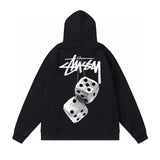 Stussy Hoodie Fall/Winter Fleece Hooded Sweater
