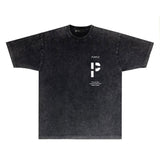 Purple Brand Distressed T Shirts Short Sleeve
