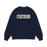 Purple Brand Sweatshirt Loose Crew Neck Sweater
