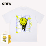 Drew T Shirts Smiley Face Alphabet Graffiti Print