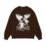 Purple Brand Sweatshirt Loose Crew Neck Sweater