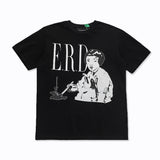 ERD T Shirts Summer Portrait Printing Loose Short Sleeve T-shirt