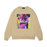 Purple Brand Sweatshirt Loose Crew Neck Sweater