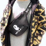 BAPE Black PU Leather