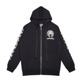 CHH Chrome Heart Hoodie Chrome Heart Clover Zip Cardigan Hooded Sweater