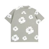 Denim Tears Outfit: T Shirt/Shorts (Separate Purchase Options) Shirt Loose Shorts Men and Women Casual Suit