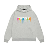 Purple Brand Hoodie Fashion Loose Hooded Sweater