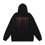 Amiri Hoodie AMI print hooded sweater for men and women