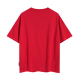 Palm Angels T Shirts Racing Flag Letter Print Short Sleeve T-Shirt