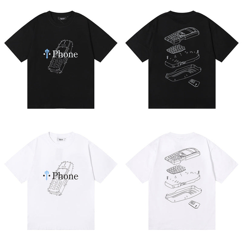 Trapstar T Shirts Trapstar Print Loose Casual Short Sleeve T-Shirt