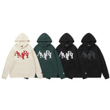 Amiri Hoodie AMI Patch Embroidered Letter Pattern Hooded Sweater