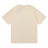 Rhude T Shirt Art Abstract Design Printed Short Sleeve T-Shirt