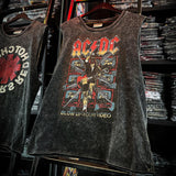 Pearl Jam T Shirts Doors Ramones Rock Washed Vintage Tank Top Cotton Sleeveless T-Shirt(Part2)