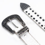 Hip-hop punk rhinestone belt bestme accessories