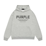 Purple Brand Hoodie Fashion Loose Hooded Sweater