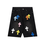 CHH Chrome Hearts Jeans Unisex Casual Loose Jeans