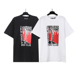 Palm Angels T Shirts Angel Alphabet Slogan Short Palm Sleeve T-Shirt