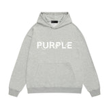 Purple Brand Hoodie Fashion Loose Hooded Sweater