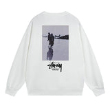 Stussy Sweatshirts Autumn/Winter Fleece Couple Sweatshirts