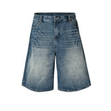 MIJKO Men Shorts Make Old Denim Shorts