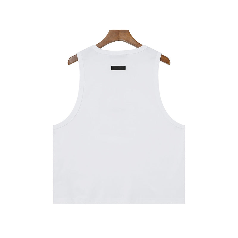 Fog Essentials tank spring summer FOG letter crew neck vest