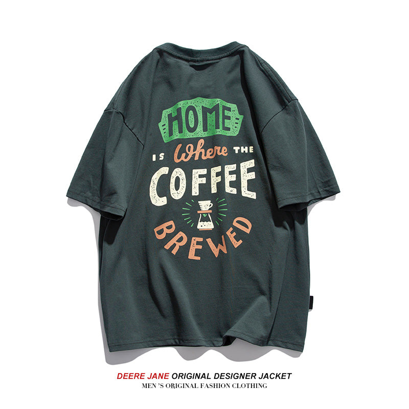 Men's T-Shirts Summer Short Sleeve T-shirt Men's Loose Half Sleeve