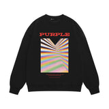 Purple Brand Sweatshirt Loose Crew Neck Sweater