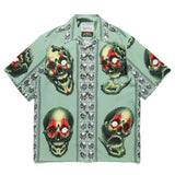 GUILTYPARTIES TIGER Shirts STUDIO Tattooed Skull, Short Sleeve Shirt