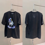 Men Vintage T-Shirts Michael Jackson Acid Washed Tee