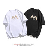 Men's T-Shirts Short-Sleeved T-shirt Men's Summer Loose Couple
