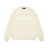 Purple Brand Sweatshirt Loose Crew Neck Sweater