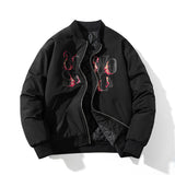 Mens Vintage Jackets Autumn/Winter Embroidered Jackets Vintage Baseball Uniforms