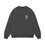 Purple Brand Sweatshirt Loose Crew Neck Sweater